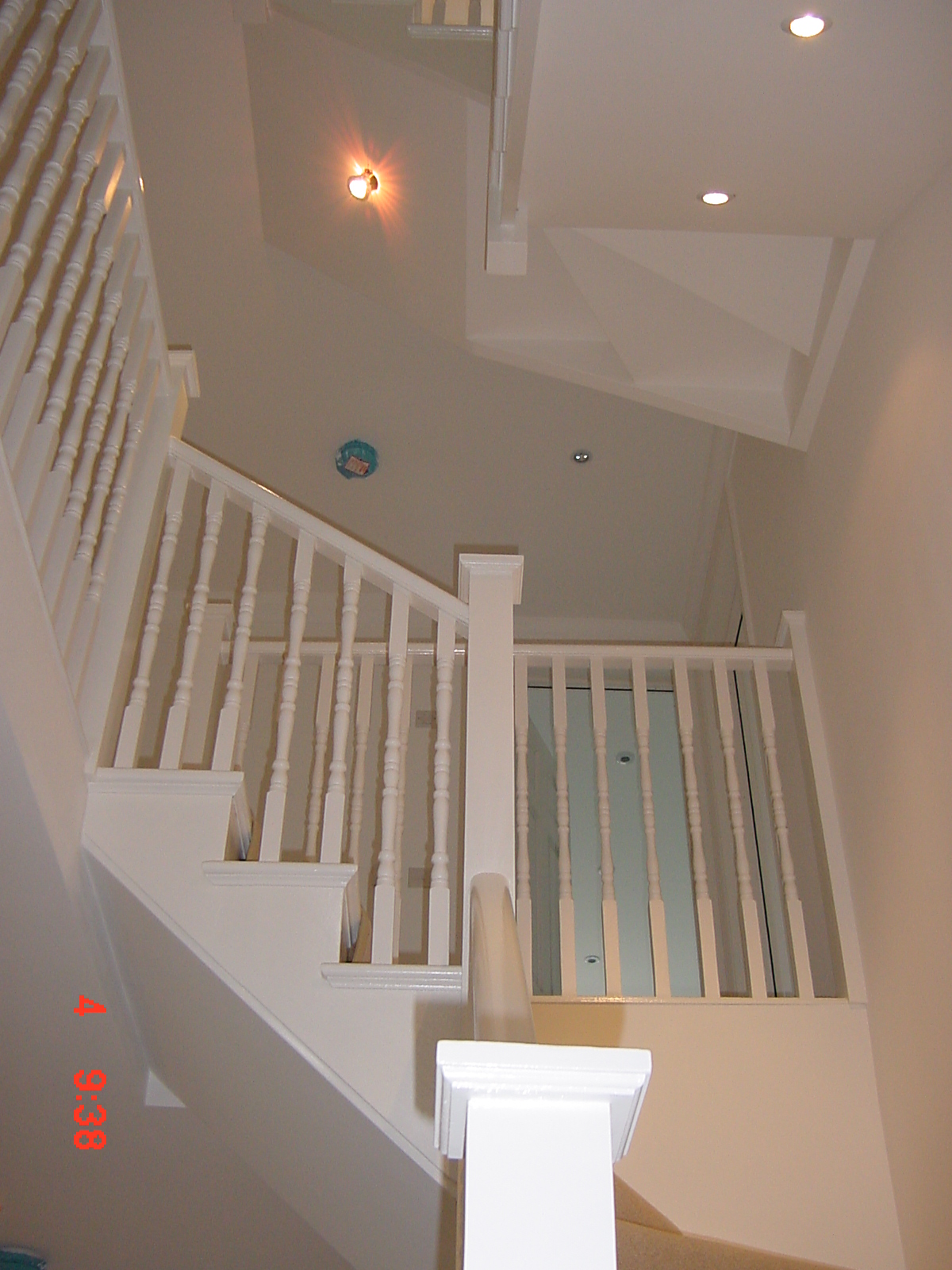 White Painted Staircase